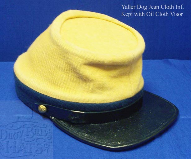 Yaller Dog Jean Cloth Kepi with Oil Cloth Visor (Inf.)