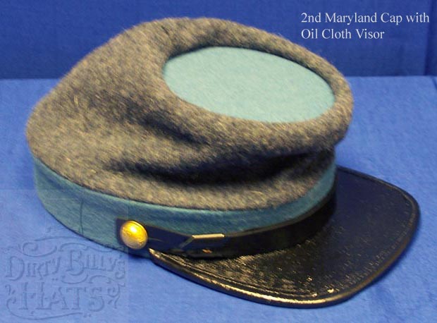 2nd Maryland Cap with Oil Cloth Visor